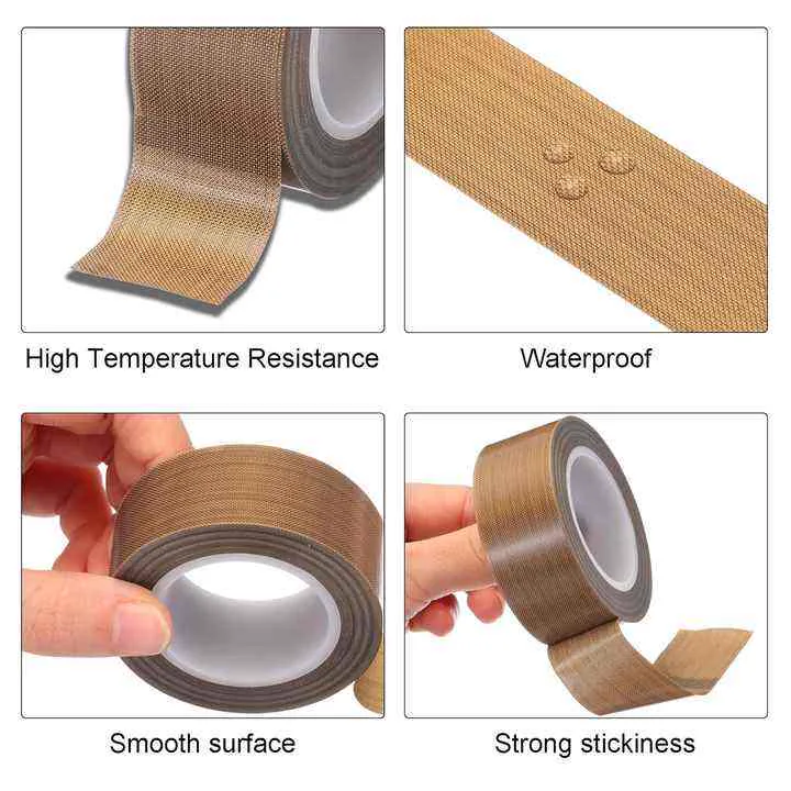 PTFE adhesive tape roll close-up